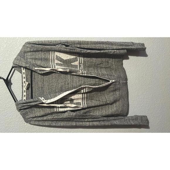 Grey Pink Victoria Secret Hoodie - Picture 8 of 8